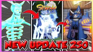 Shindo Life Newest Update 250 Is Finally Here! (Codes,Chi Rework,Momentum,Free Fall,More)
