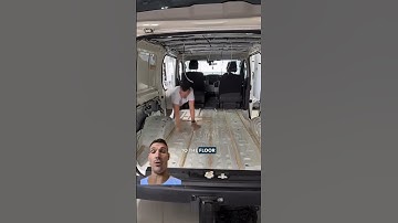 How to build the subfloor in a campervan 🚐 #diycampervan #diycamper