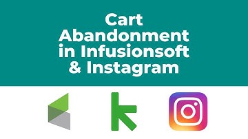 Cart abandonment in Infusionsoft so you can follow up with prospects on Instagram