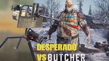 Desperado vs The Butcher | Call of duty mobile | COD Desperado | Shield turret | Kill zoombie boss