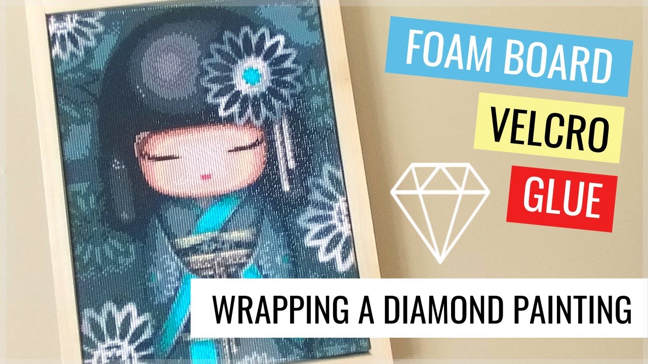How to Mount a Diamond Painting on Foam Board