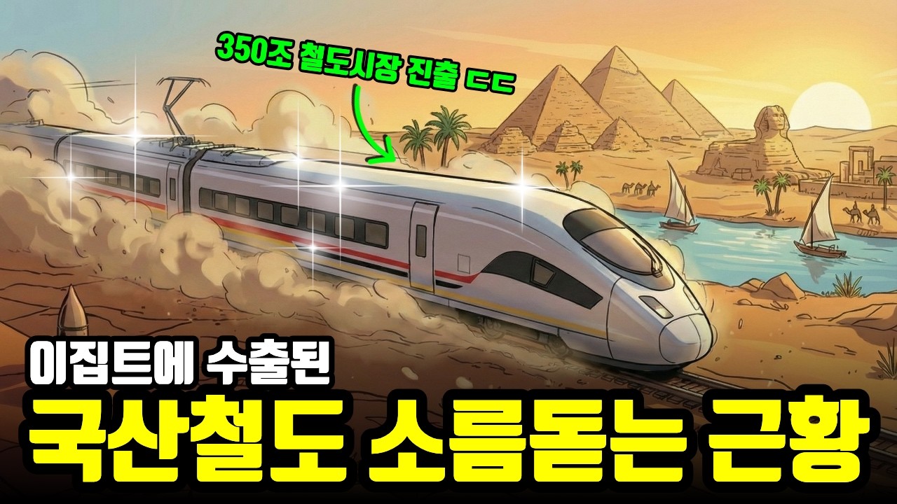 이집트가 수십 년 공들인 철도 사업, 결국 한국이 싹쓸이한 결정적 이유