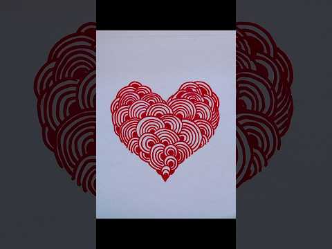 Lovely Heart Doodleart Art Shorts Trendingshorts