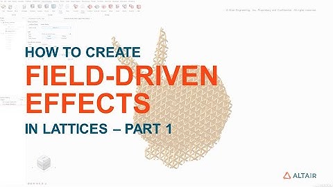 Using Implicit Geometry to Create Field-Driven Effects in Lattices