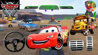 McQueen HARD ROAD RACE ️  RAYO MCQUEEN ŞİMŞEK MCQUEEN | juegos de Rayo Mcqueen | Macuin Videos