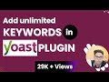 how to add multiple keywords without having paid yoast seo plugin? | Tip & Tricks on SEO, WordPress