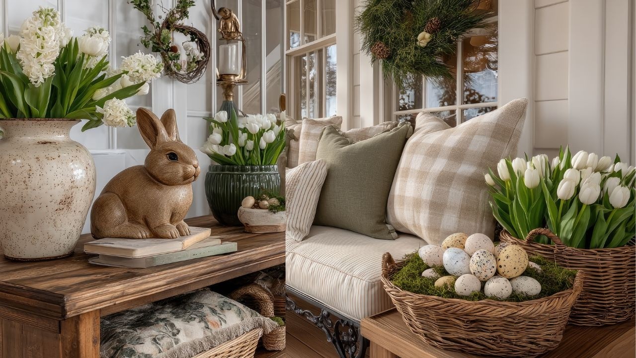 Пасхальный декор в стиле французской деревни 2026 | Уютно, шикарно и непринужденно элегантно