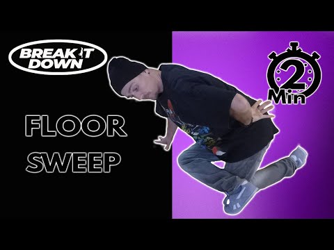 Footwork Tutorial Breaking | Floor Sweep | Break it Down |