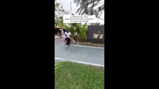 Il rapper 50 Cent in bicicletta con la scorta a Forte dei Marmi