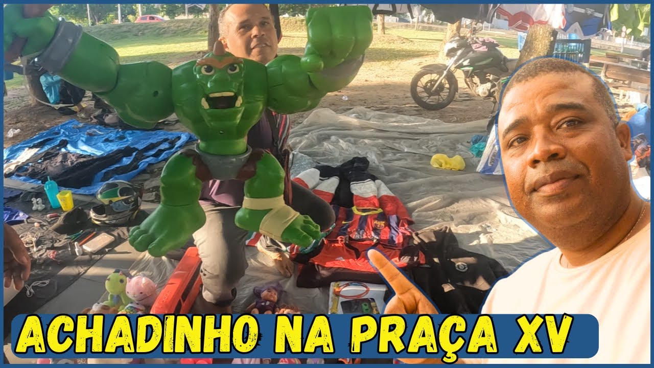 VOCÊ NÃO VÊ ISSO TODO DIA  | FEIRA DE ANTIGUIDADES PRAÇA XV