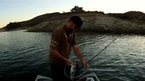 Matt 6.10 lbs Bass at Irvine Lake.mp4
