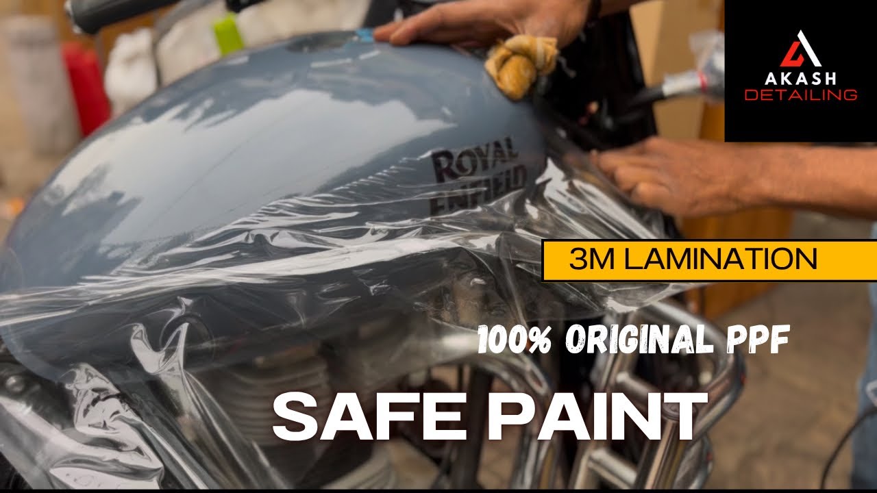 Best ppf for Royal Enfield Meteor 350 Karol Bagh best 3M Lamination installation cost? 💵