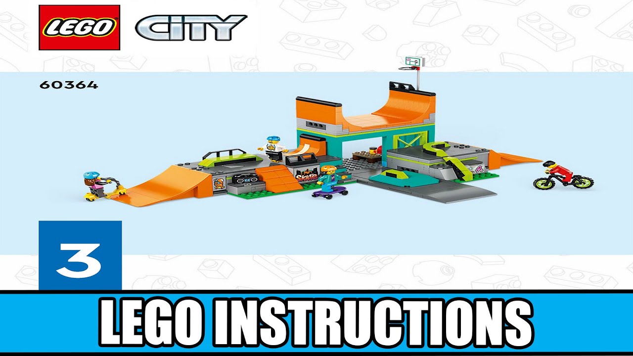 LEGO Instructions | City | 60364 | Street Skate Park (Book 3