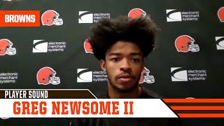 Greg Newsome II on Denzel Ward: I feel like he doesn't have a flaw in his game.