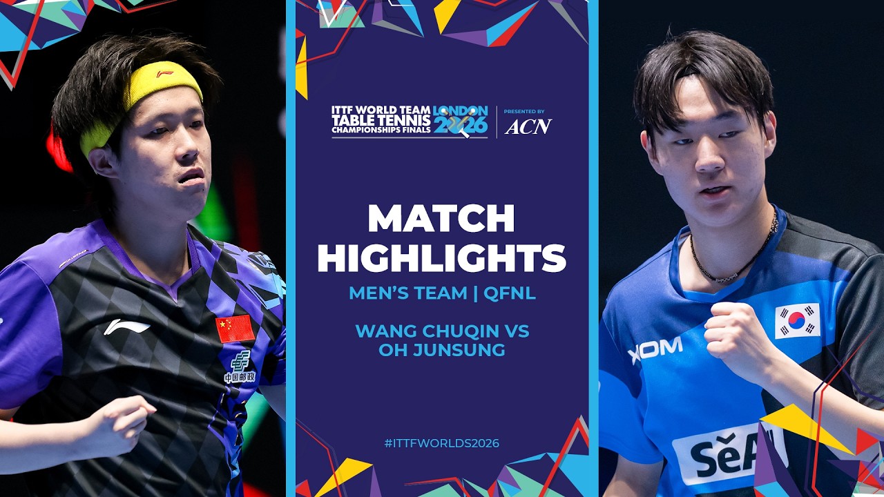 Wang Chuqin vs Oh Junsung | MT - QF | #ITTFWorlds2026