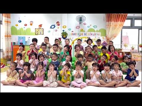 Trường Mầm non Hoa Mai Quận 3 Lớp 4-5 tuổi (Lớp 4A) Vận động theo nhạc bài hát Thiên thần ở khắp mọi nơi mẹ ơi