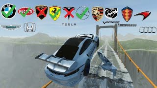 Can Any Super Car Survive This Broken Bridge 