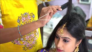 South Indian bridal HairStyling and Poolajada