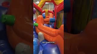 Swing into adventure with the Ninja 40 Zig Zag Obstacle Course! 🥷💨