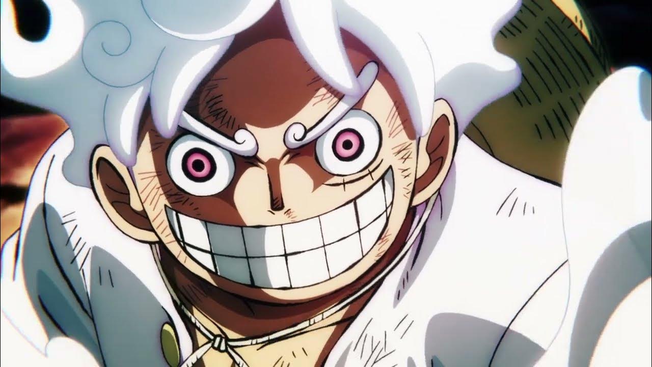 One Piece Anime Gear 5 Luffy Transforms to Gear 5th God Mode - YouTube