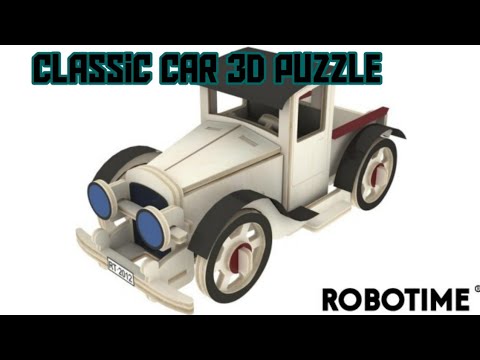 Classic Car 3D PUZZLE Robotime Wood puzzle