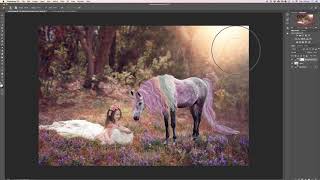 How to apply a unicorn overlay in Photoshop screenshot 2