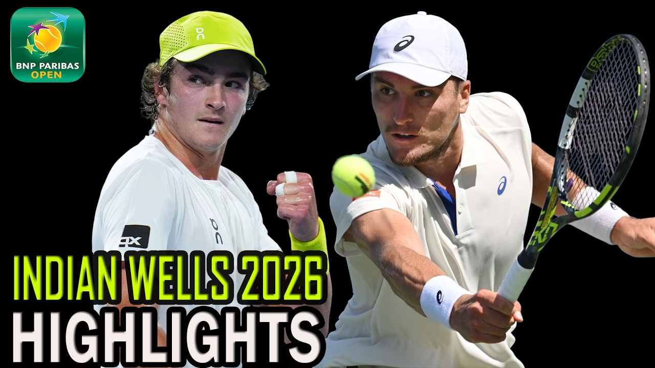 Joao Fonseca vs Raphael Collignon Round 1 | Indian Wells 2026