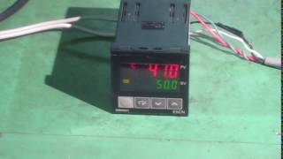 OMRON E5CN-QP Electronic temperature controller　動作確認