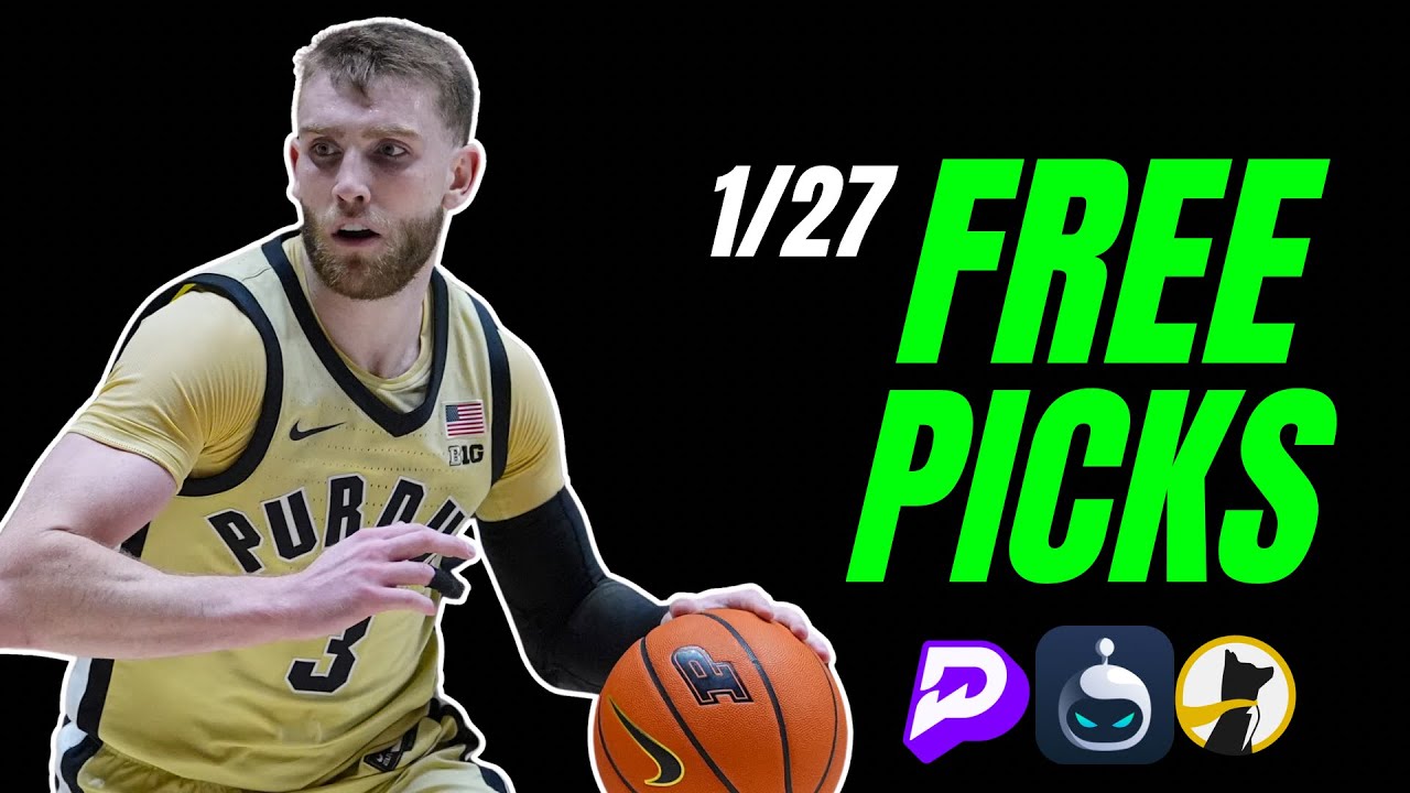 21-7 RUN, Best CBB/NBA Bets, Player Prop Picks, Parlays, Predictions FREE Today Tuesday January 27th