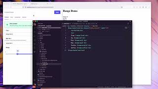 Range & Value Slider