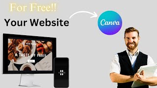 Build a website & host it using Canva for Free🤩| Canva Tutorial
