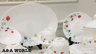46PCS DINNER SET OPAL INSPIRED CORELLE (DAISY FIELD) - limited edition ❤️