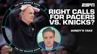 99% of time refs don&#39;t decide the outcome, Monday was the 1% - Windy on Game 2 | Pat McAfee Show