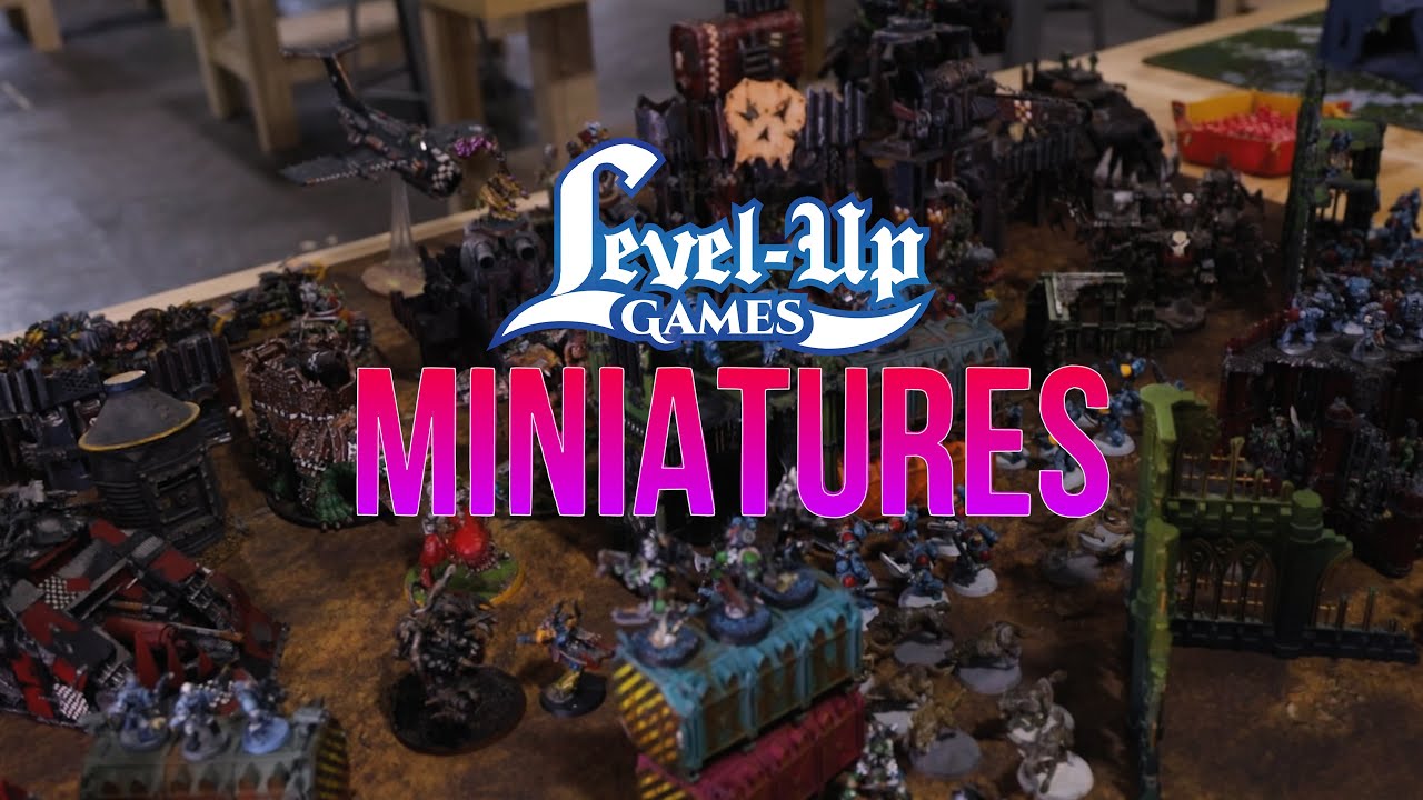 Miniatures | Level Up Games - YouTube