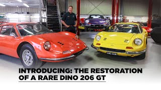 Match Highlights Introducing the restoration of a rare Dino 206 GT