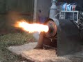 burner consumes a special sort of waste oil