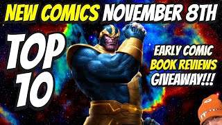 Top 10 New Comic Books November 8th 2023 🔥 Reviews, Covers, Spoilers & Giveaway