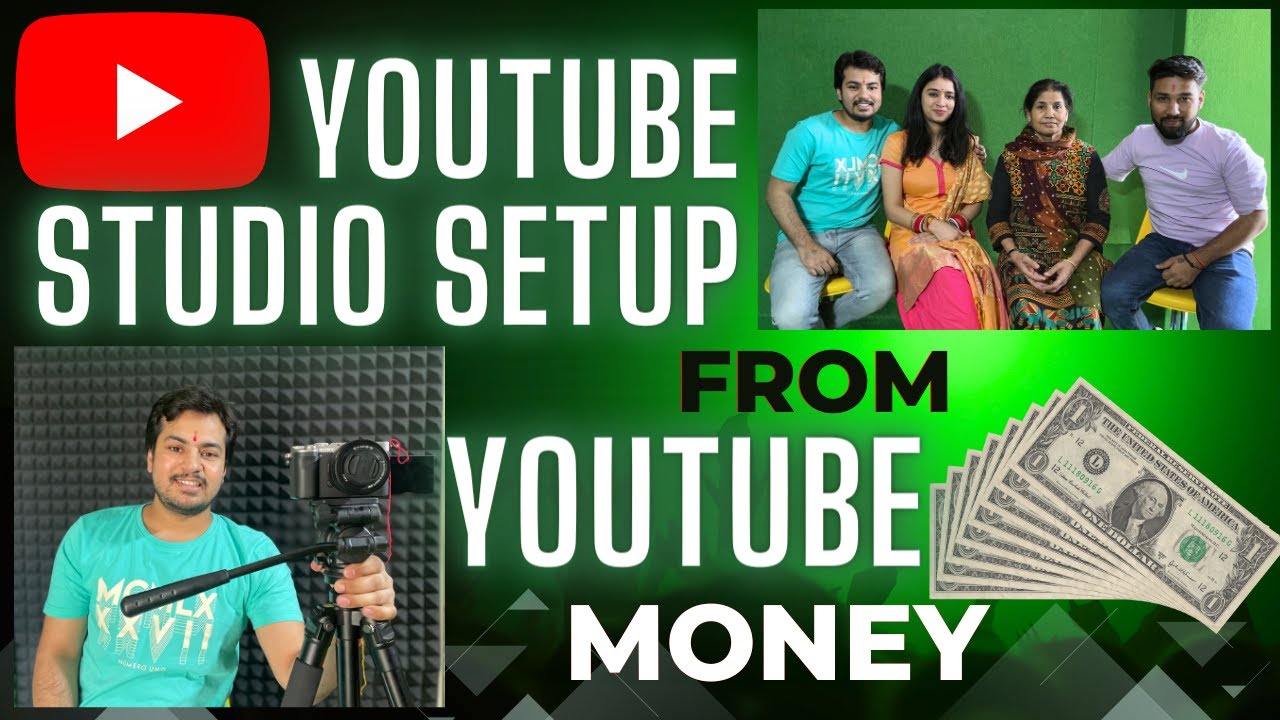 Youtube Studio Setup From Youtube Money 💵 newstudio studiovlog 