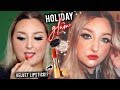 HOLIDAY GLAM TRANSFORMATION - TESTING LISA ELDRIDGE VELVET LIPSTICKS