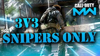 We Played SNIPERS ONLY 3v3 GunFight !!! | Call of Duty: Modern Warfare | Prod. Ratal Beats