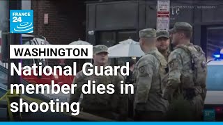 One of two 2 National Guard members wounded in 'targeted shooting' has died • FRANCE 24 English