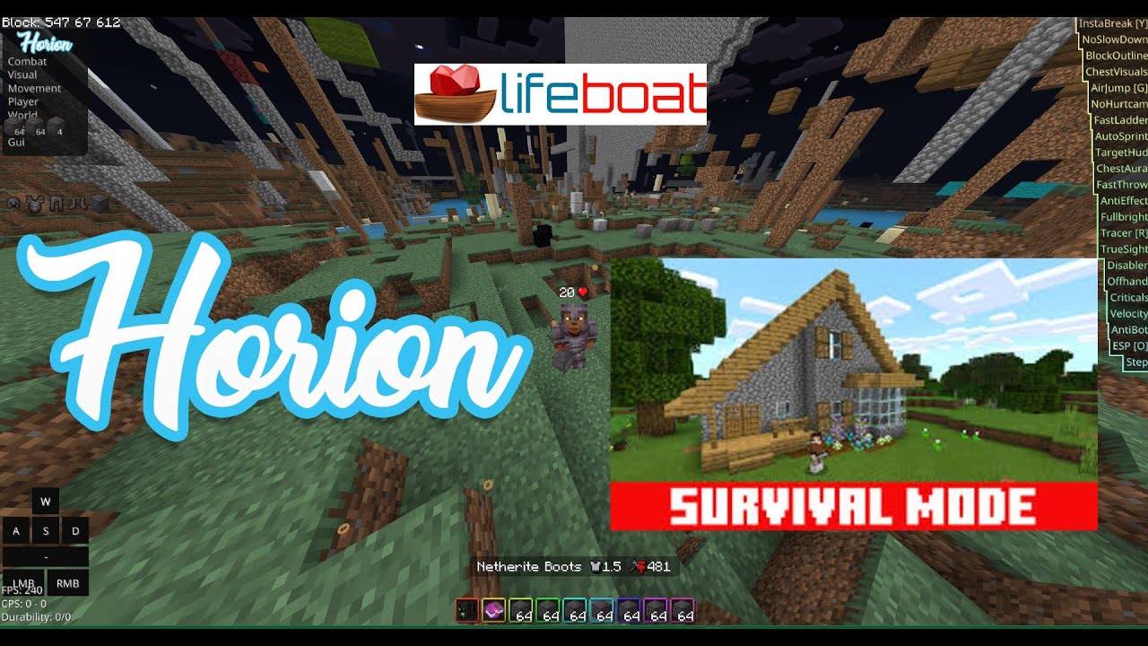 How to get Creative mode in Lifboat Survival mode