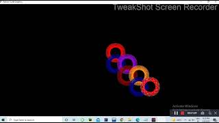 Circle ring drawing in Python || Python turtle graphics in Gujarati #pythoningujarati #python