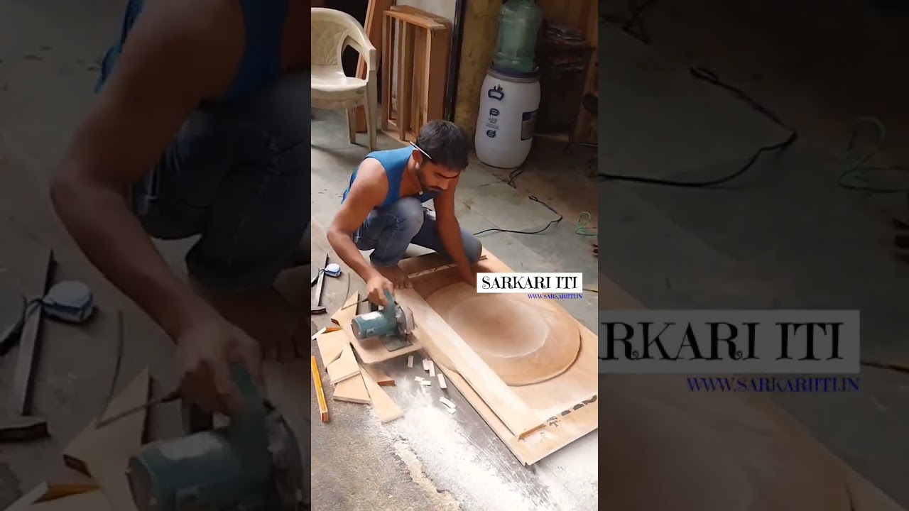 Circle Carpenter work 😮 💪 Circle Kaise Banaye  | how to draw an Circle | Sarkari ITI 