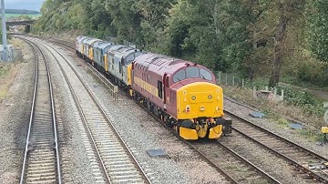 Episode 1049. Chersterfield 7 October 2025 5 Class 37s on move !!!