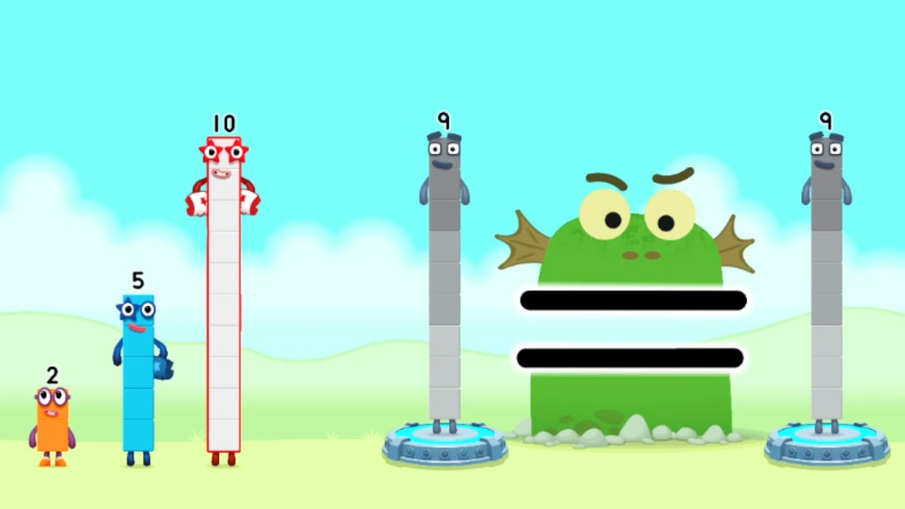Numberblock 9 - Meet The Numberblocks - Numberblocks Magic Run by Cbeebies Games