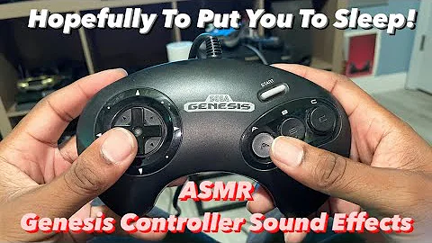 ASMR Sega Controller Sound Effect (No Talking, No Gaming Display)