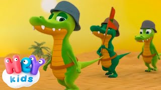 Ah Les Crocodiles! | Chant des Animaux | HeyKids Français | Animaj Kids Resimi