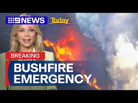 Emergency level bushfire burns out of control in Perth | 9 News Australia