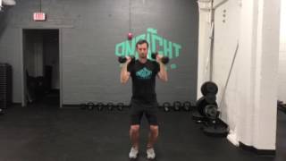 Alternating 2DB Push Press